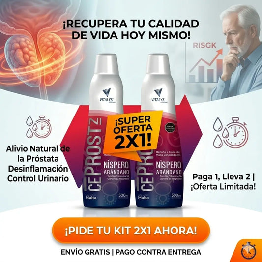 CEPROSTZ 2X1 - El Aliado Natural para tu Bienestar Masculino.