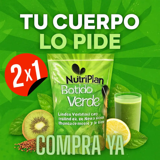 2x1 Batido Verde®- Que Transformará tu Día: ¡Salud, Energía y Bienestar en Segundos!”