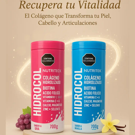 Colageno Hidrolizado (700gr c/u) 2x1 - ¡El Colágeno que Transforma tu Piel, Cabello y Articulaciones!